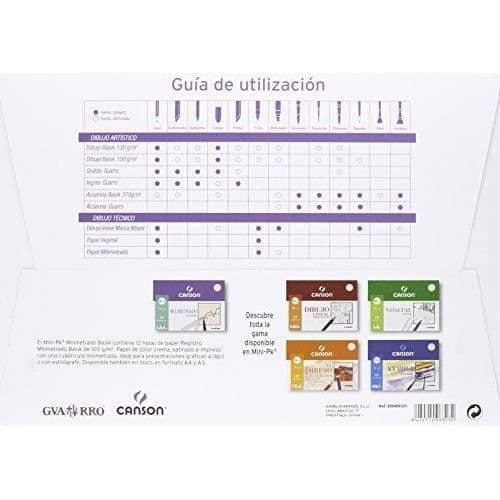 Canson Graph paper 12 sidor - 406323