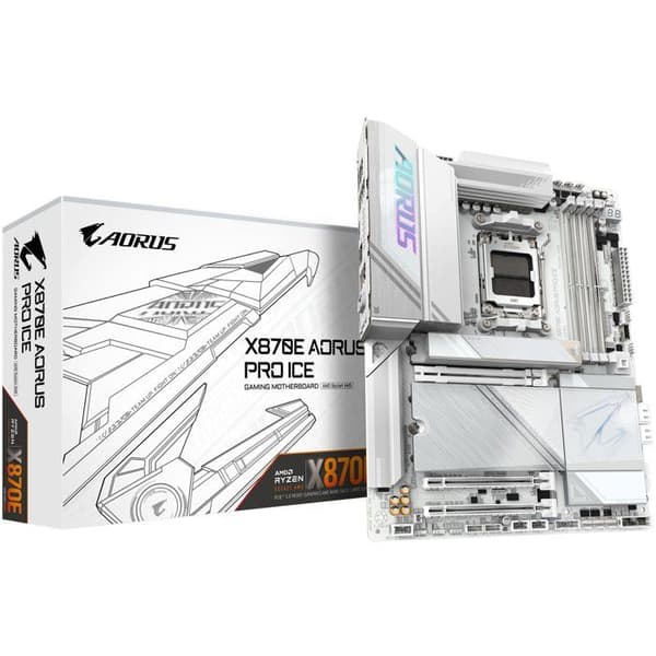 Moderkort - GIGABYTE - X870E AORUS PRO ICE