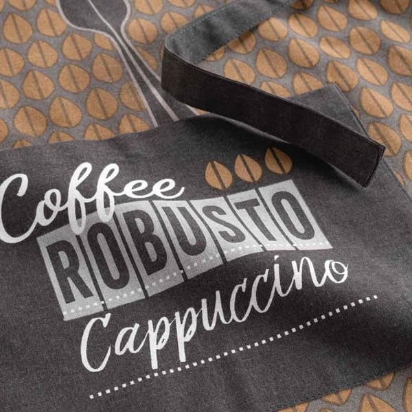 Köksförkläde "Cappuccino" 84cm Brun