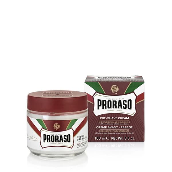 Pre Shave Cream 100ml - Hårt skägg - Röd