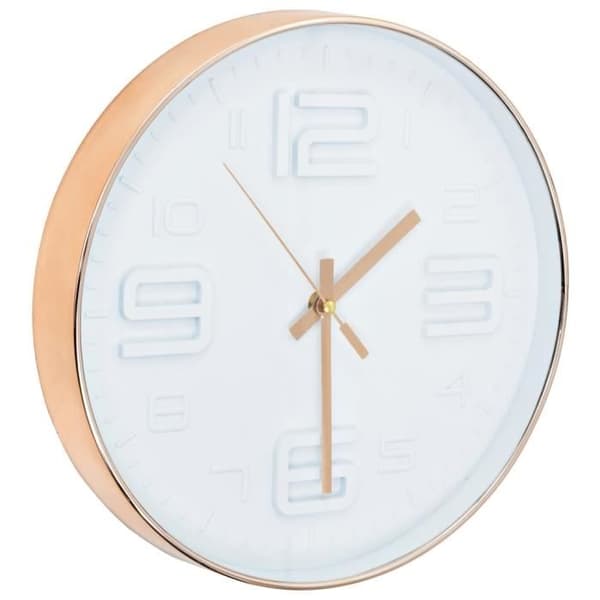 vidaXL Väckarklocka med kopparutseende 30,5 cm