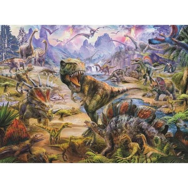 Pussel 300 bitar XXL: Gigantiska dinosaurier