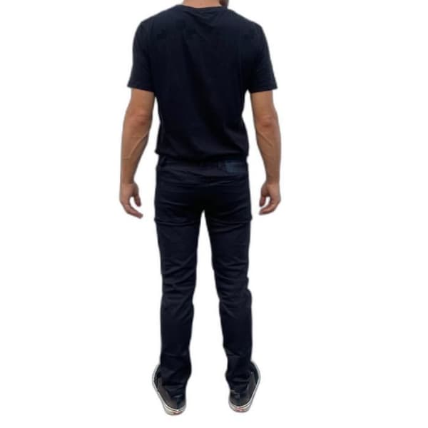 Slim jeans - Trigger Riding - Svart - Låg midja - 95% bomull, 5% elastan