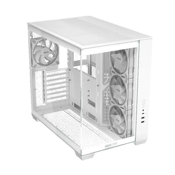 ATX PC-chassi ASUS A32 PLUS Vit - 4 ARGB-fläktar, GPU 420 mm, kylare 360 mm