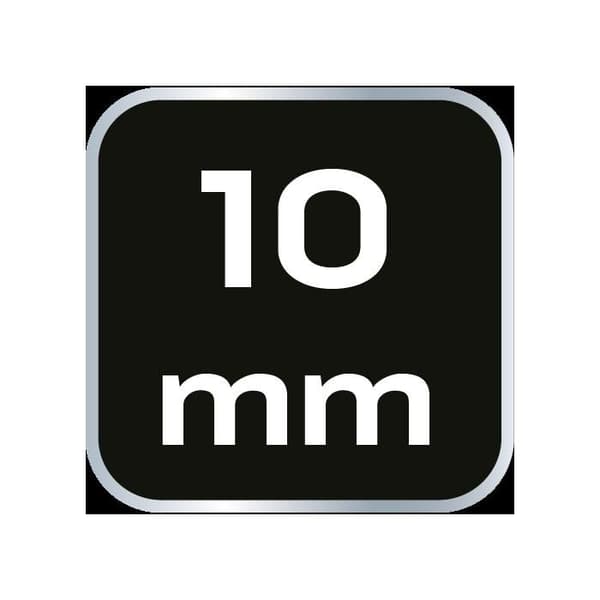 Dubbelsidig klicknyckel, längd 10 mm