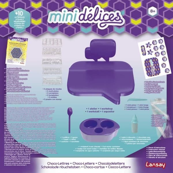 Mini Délices - Choco Lettres - Creative Cooking Workshop - Lansay