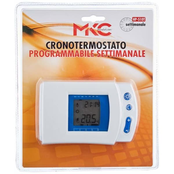 Rumstermostat - MKC - HP-510T - Programmerbar - LCD-skärm - Energibesparing