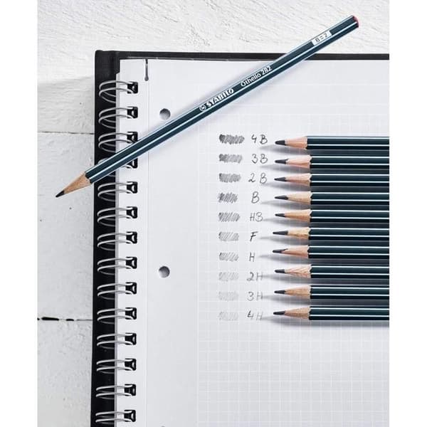 Kritpen papper Grafit Othello Hexagonal 3B