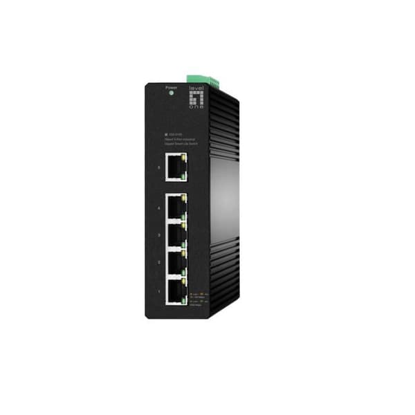 Industriell switch - LevelOne - Hilbert - 5 portar Gigabit - Smart Lite
