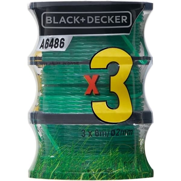 3-pack BLACK+DECKER Reflex Plus spolar - 6 m Ø 2 mm - A6486-XJ