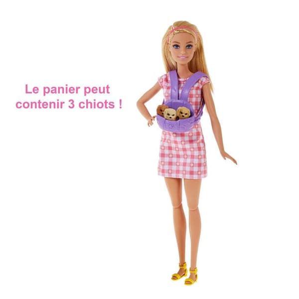 Barbie - Valpfödelselåda - Modedocka - Från 3 år HCK75