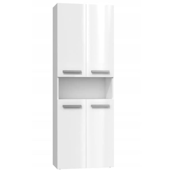 BADRUMSKÅP NEL DK 1K 60CM - GLANS VIT