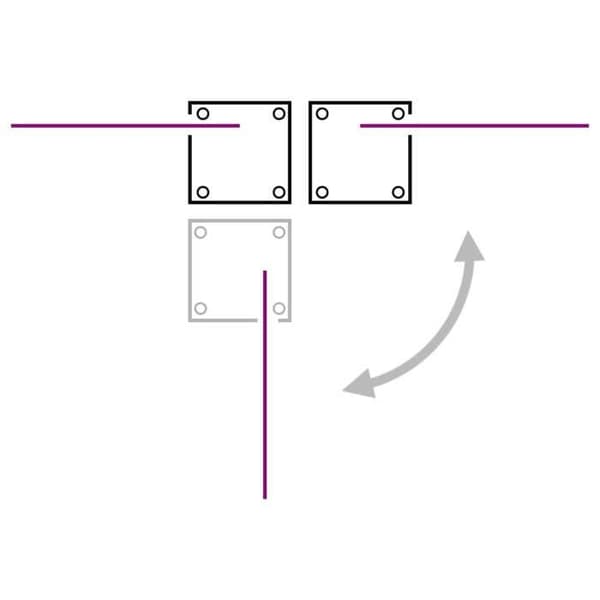 vidaXL Infällbar Sida Uteplats Markis 140x1200 cm Blå