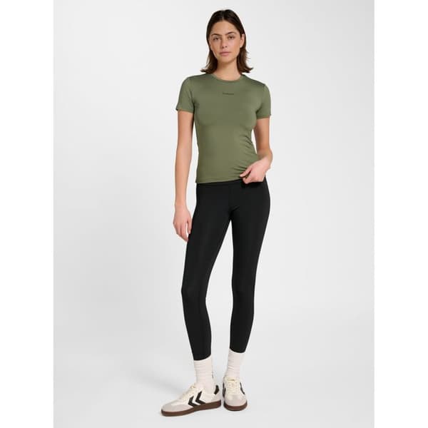 T-shirt dam Hummel Fast - djup lichen grön