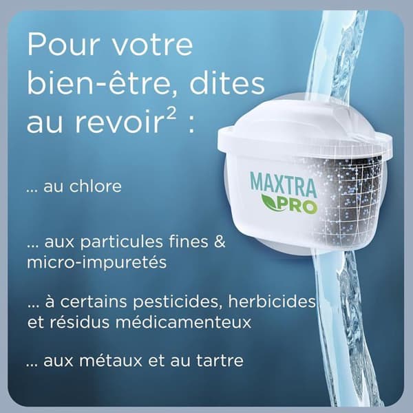 Filtreringskaraff - BRITA - Style - 2,5 L - Blå - MAXTRA PRO patron