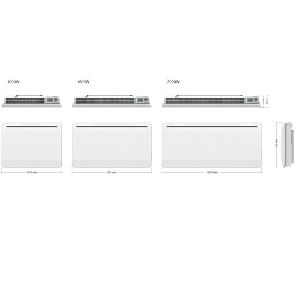Keramisk elektrisk radiator ROSWELL 2000W