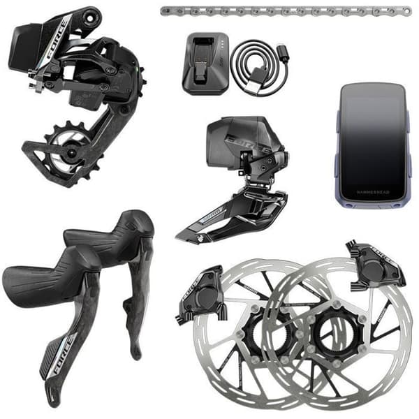 Komplett cykelgrupp Sram Force AXS 2x E1 Hammerhead Karoo (x10)