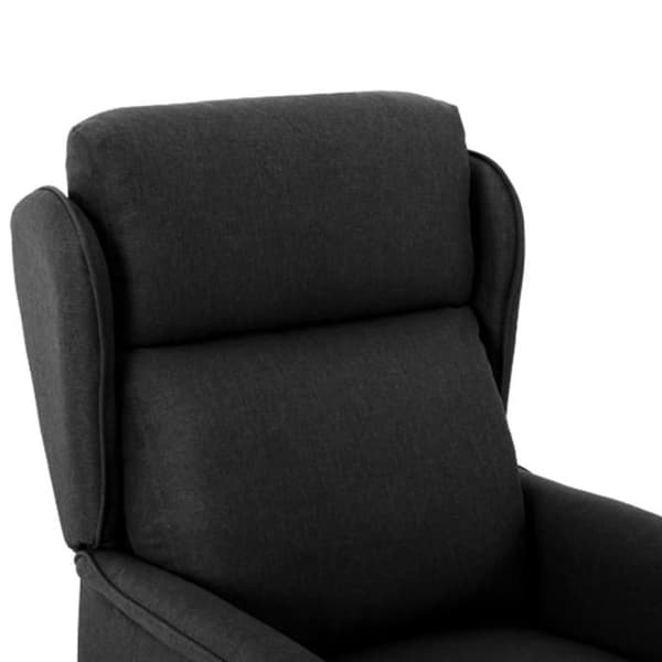 Svart tygmassage stol