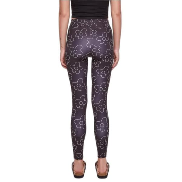 Stora storlekar dam Leggings Urban Classics Tech Mesh AOP