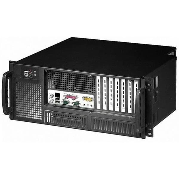 Techly I-CASE MP-P4HX-BLK6, Rack, Server, Stål, ATX, Svart, 4U