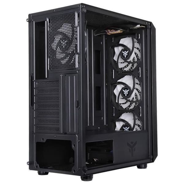 Datorlåda - Itek - Case Six Triangle - 4 x 12 cm ARGB - USB 3.0 - Panel i härdat glas