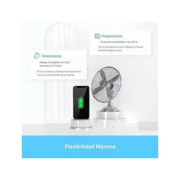 Mini smart WiFi kontakt - TP-LINK - Tapo P110 - 230V - WiFi - Vit