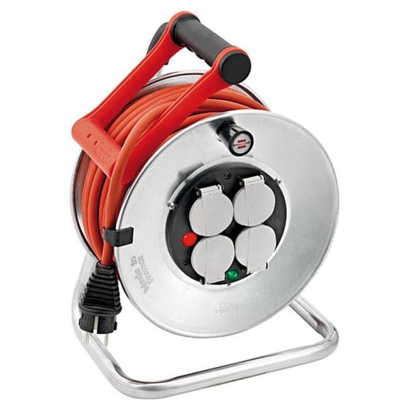 BRENNENSTUHL Silver S 25m kabelupprullare - Cablepilot® - IP44