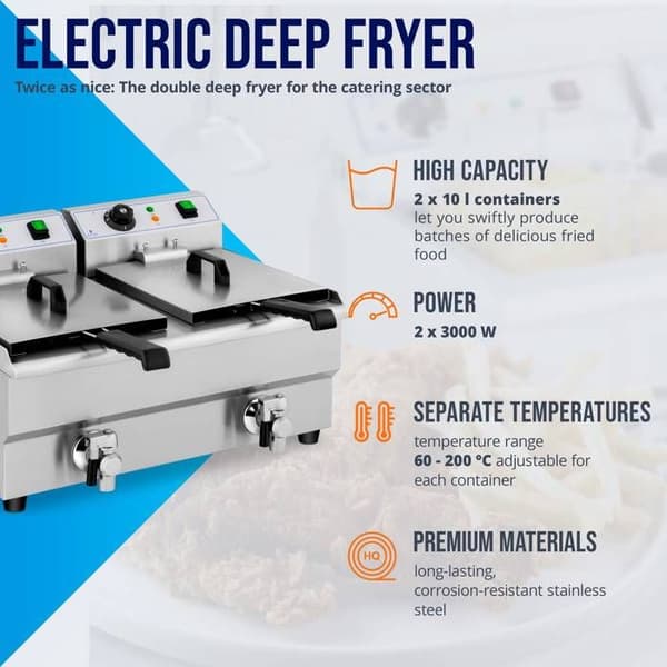 Elektrisk fritös RCEF 10DB