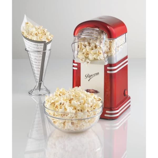 Ariete 2954 Popcorn Machine - 1100W - 1950-talsdesign - Röd