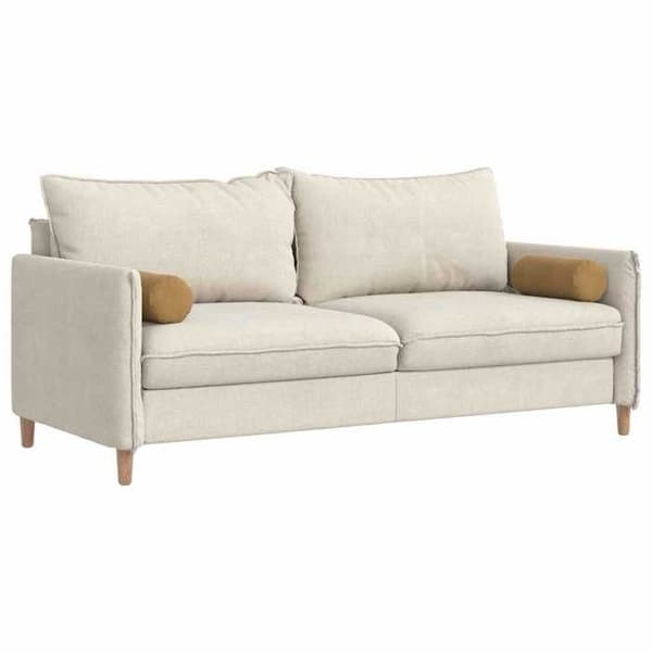 vidaXL Accentkuddar 2 st Brun Ø 15 x 40 cm 42014293