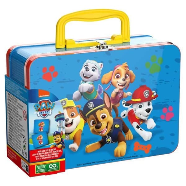 "Memo Metallväska Paw Patrol - Memoryspel - SPIN MASTER - Från 3 år"