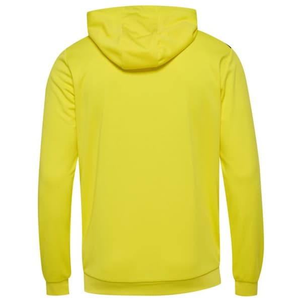 Huvtröja med dragkedja i polyester Hummel Authentic - gul