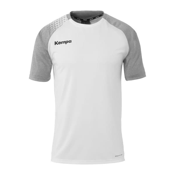 Kempa Ambition 28-tröja - vit/mörkgrå melerad