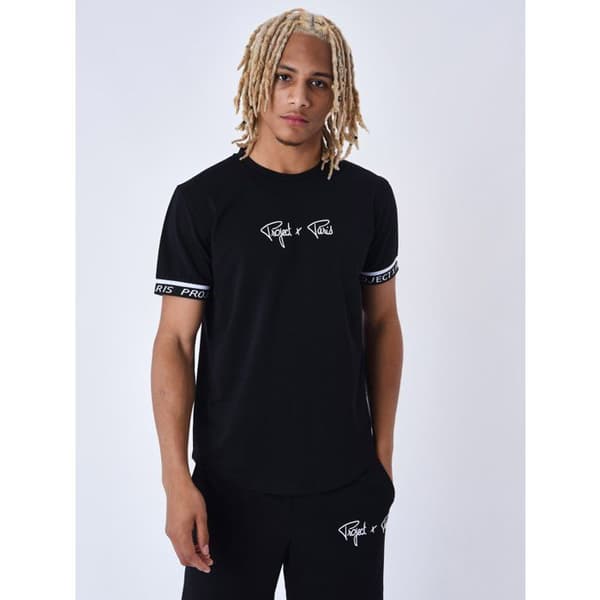 T-shirt med elastiska band