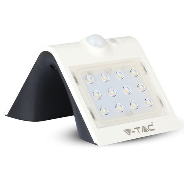 Solcellslampa - Vit - 1,5W - Utomhus - Naturlig vit