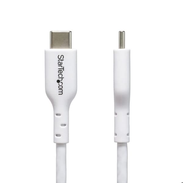 USB-C Laddningskabel - STARTECH.COM - 1m - 60W - 3A - Vit