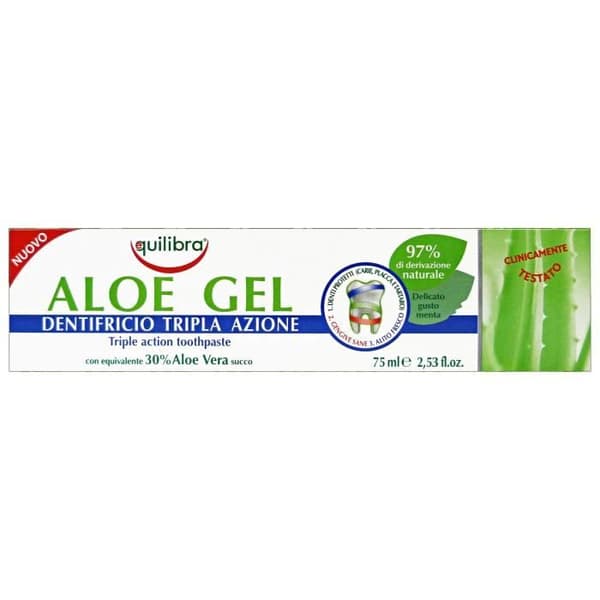 EQUILIBRA Dentifricio aloe triple protezione 75 ml.