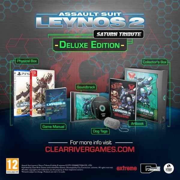 Assault Suit Leynos 2 Saturn Tribute Deluxe Edition SWITCH