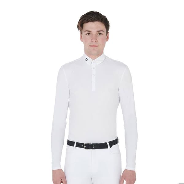 Långärmad tävlingspolo Equestro