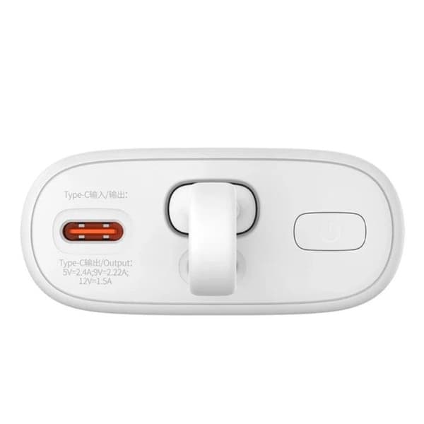 Powerbank Baseus Popsicle 5200mAh 20W Lightning/USB-C Grön/Vit