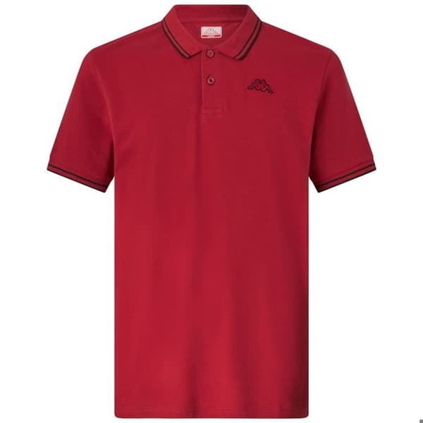 Polo Kappa Ezio 2 - röd dk/svart