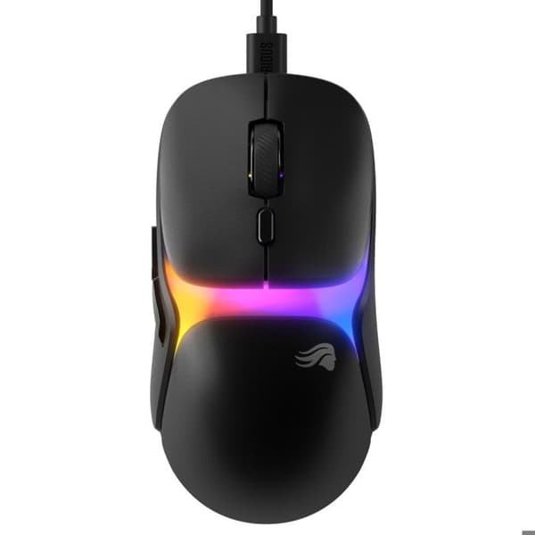 Glorious Model O 3 Wired Noir - Gamingmus 54g, BAMF 3.0 30K sensor, 6 RGB-knappar