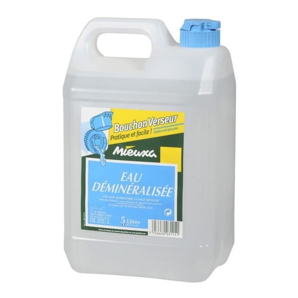 DEMINERALISERT VATTEN 5L - Mieuxa