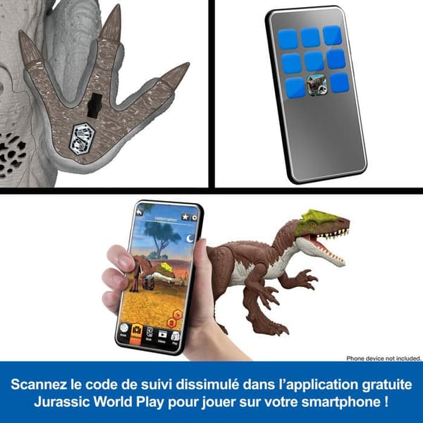 Jurassic World - Rörlig figur Chilantaisaurus Stora fälla - Lektoy - Jurassic World - JGB95