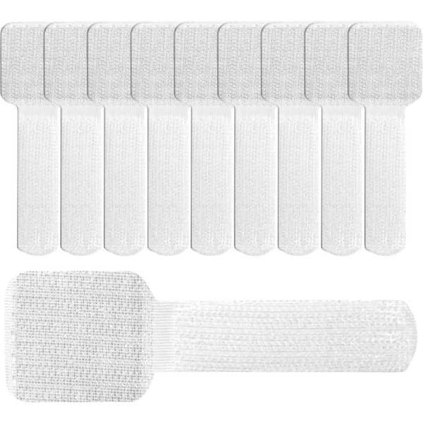 LTC WALL - Knytband - vit (pack om 10)