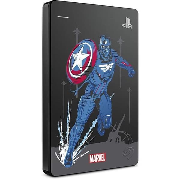 SEAGATE - PS4 extern spelhårddisk - Marvel Captain America - 2TB - USB 3.0 (STGD2000206)