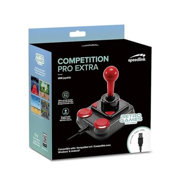 Joystick Speedlink usb COMPETITION PRO EXTRA Svart/Röd