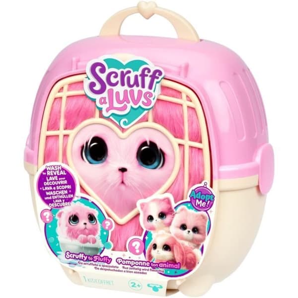 Gosedjur - SCRUFF A LUVS - Boll av päls - Rosa