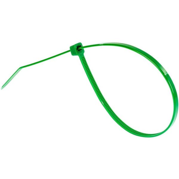 VELAMP Nylonkabelbindare gröna 100 x 2,5 mm - Förpackning med 100
