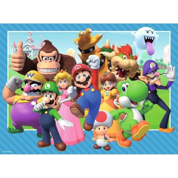 Pussel 100 bitar XXL: Super Mario: Låt oss gå!